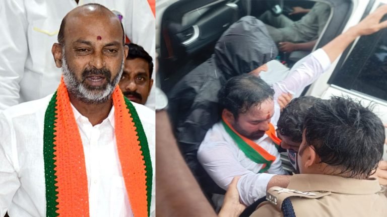 Bandi Sanjay Condemned The Arrest Of Kishan Reddy 
