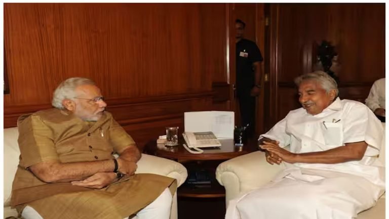 PM Modi Condoles Demise of Kerala Former CM Oommen Chandy