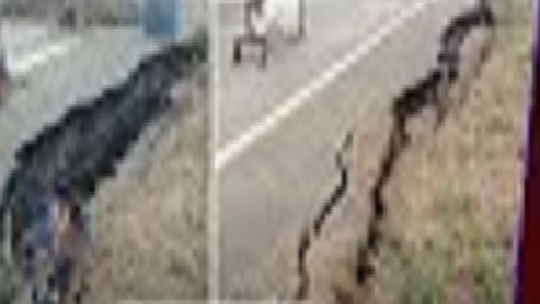 Fear in Kakinada After Sudden Road Sink