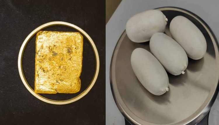 Gold Worth Rs 82.42 Lacs Seized From Two Passengers At RGIA