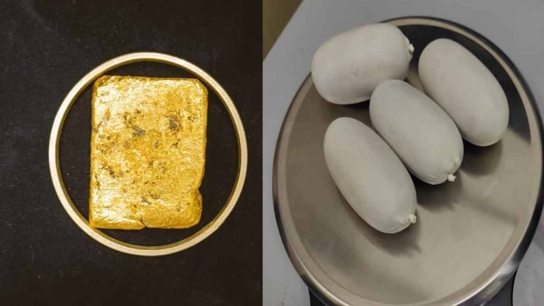 Gold Worth Rs 82.42 Lacs Seized From Two Passengers At RGIA