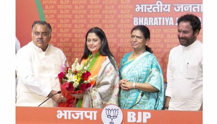 Actress Jayasudha Joined BJP In The Presence Of Tarun Chugh