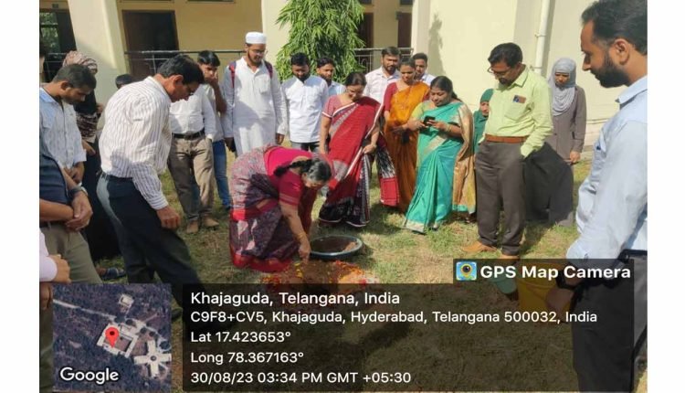 Extension Lecture and Plantation Drive held at MANUU