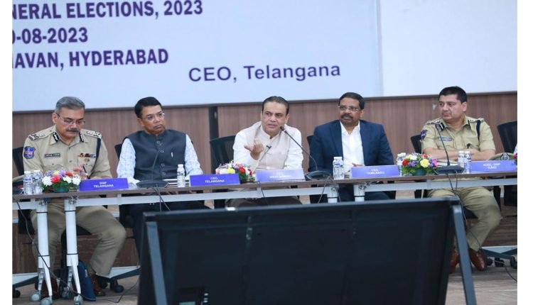 One-Day Training Program Equips Telangana Police Officers for Enhanced Election Security: CEO Vikas Raj