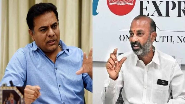 Minister KTR Furious On Comments Of Bandi Sanjay Against KCR In Parliament