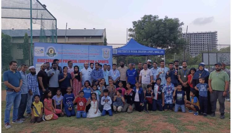 National Sports Day observed at MANUU