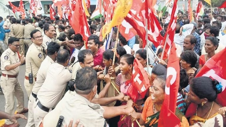Tension Prevails at Gangavaram Port