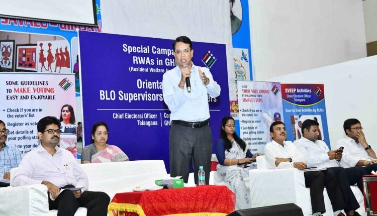 Every Eligible Person In The City Should Be Registered As A Voter: CEO 