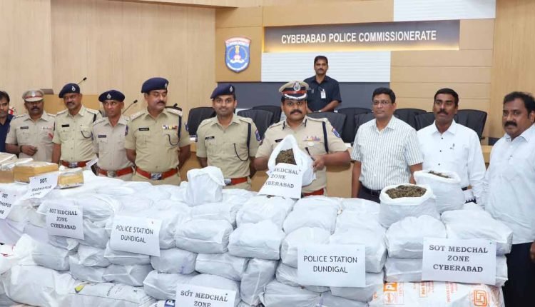 1228 Kg Of Ganja Worth Rs. 3 Crores Seized
