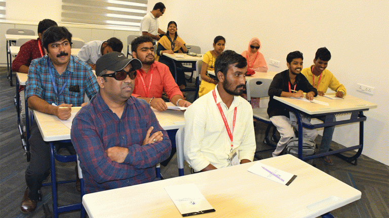 16 Visually challenged explored Skill Development and Employment opportunities in interactive session at FTCCI