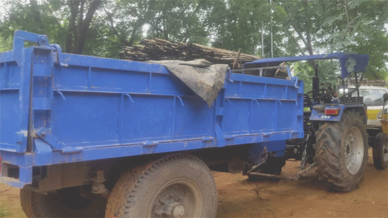 Five Quintals Of Ganja Found In A Brick Tractor