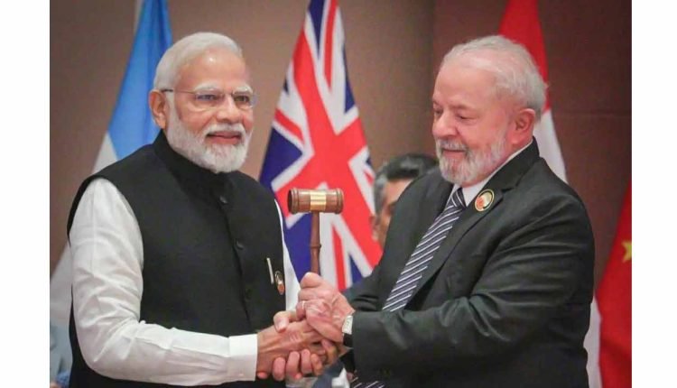 PM Modi Handed Over Gavel To The Brazilian President