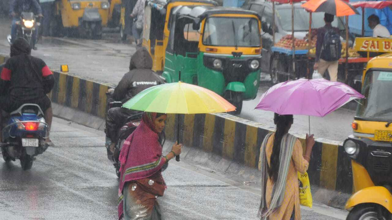 Light To Moderate Rains Likely In Telangana For Next Three Days
