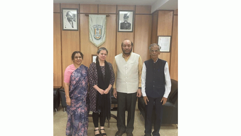 Canadian Scholar, Prof. Karen Ruffle visits MANUU