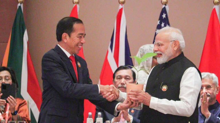 Symbolic Tree Plantation At Bharat Mandapam By G20 Leaders