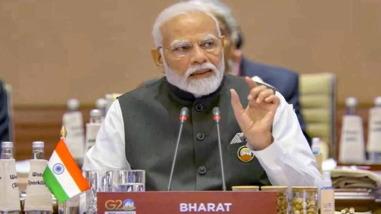 "Bharat'' Name On Modi's Nameplate In The G20 Summit