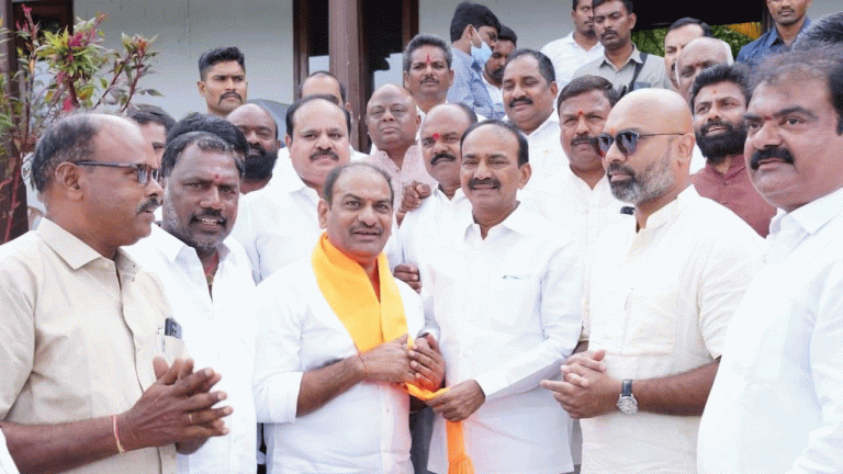 BRS Got Shock In Jagtial: Senior Leader Joins BJP