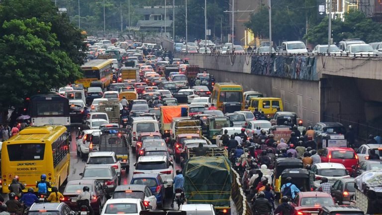 Hyderabad Floods: Huge Traffics Jams In The City