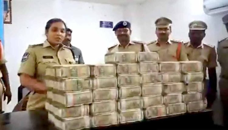 Police Seized Unaccounted Cash Of Rs. 3.4 Cr 