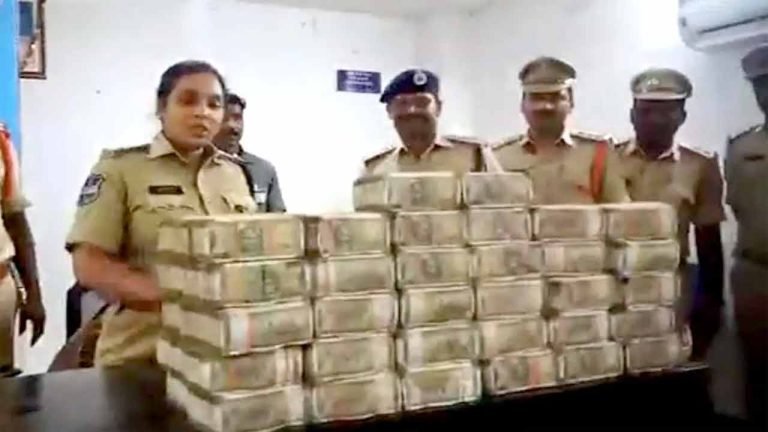 Police Seized Unaccounted Cash Of Rs. 3.4 Cr 