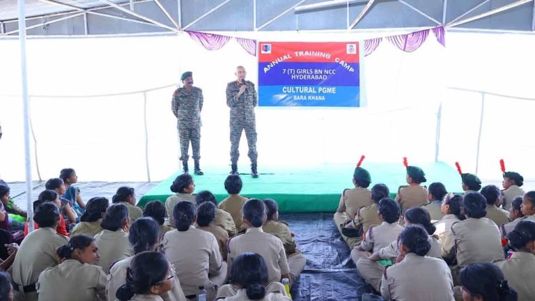 The Annual Training Camp Of 7 Telangana Girls Battalion
