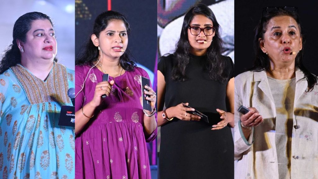 Powerful, motivating and inspiring talks marked TEDx Hyderabad Women 2023 which was held with the theme "Two Steps Forward