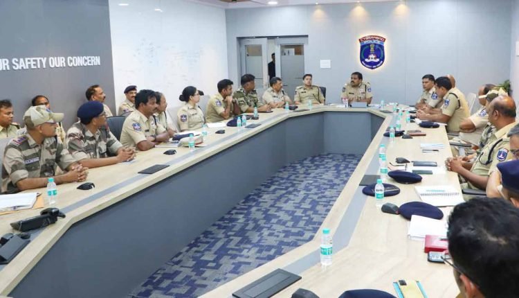 Cyberabad CP Holds Co-Ordination Meeting With CAPF Officials