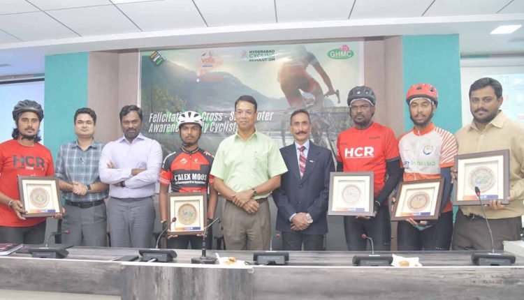 Cycle rally across state on the voter awareness: CEO Vikas Raj