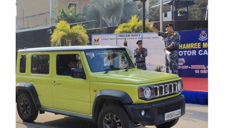 "Khamri Mo Sikkim" Motor Car Rally of the Indian Navy flagged off
