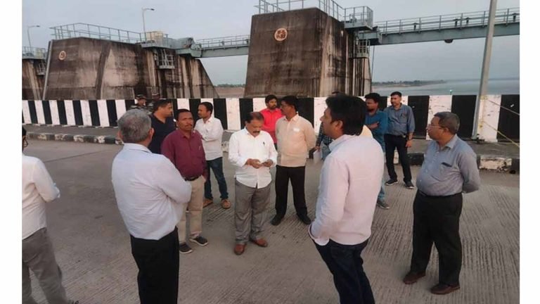 Medigadda Barrage: Central Team Begins To Examine The Collapsed Bridge