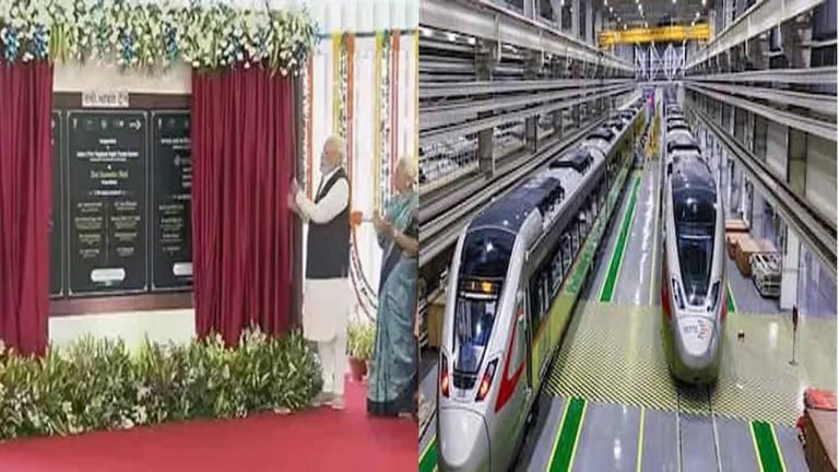 PM Modi Flags Off The First Train Of Delhi-Meerut RRTS Services