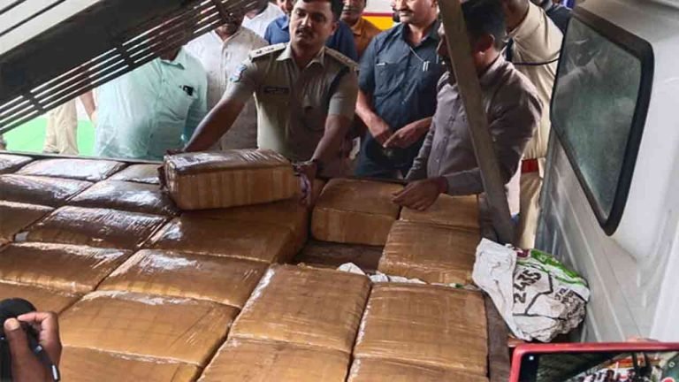 635 Kg Of Ganja Seized In Sangareddy