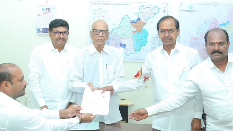 KCR Filed Nomination From Gajwel