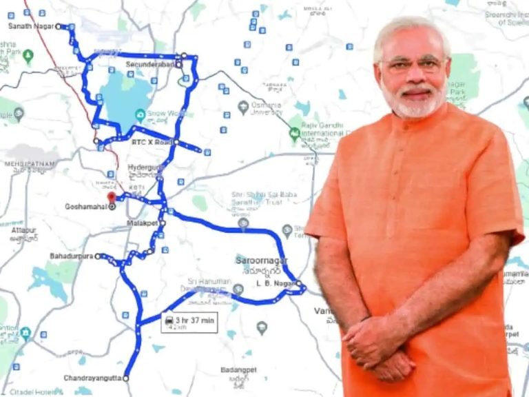 PM Modi To Hold Road Show In Hyderabad Today