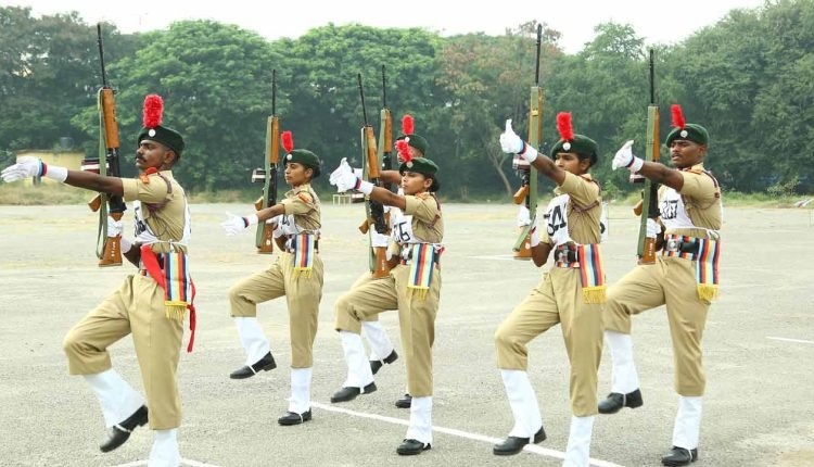 NCC Directorate Andhra Pradesh and Telangana started its Cadets training for the upcoming Republic Day Parade