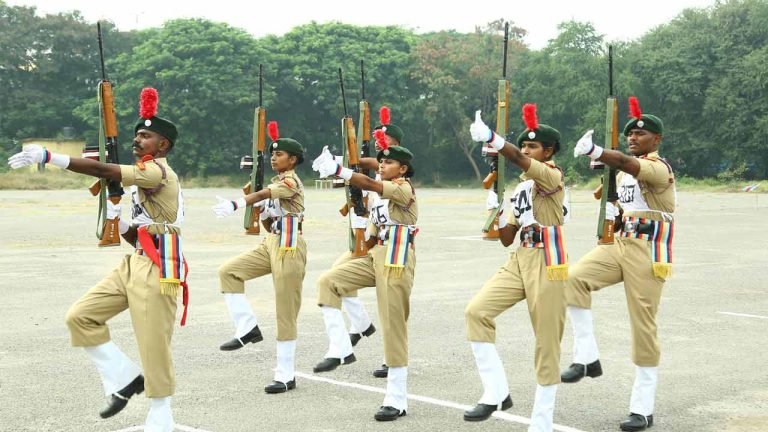NCC Directorate Andhra Pradesh and Telangana started its Cadets training for the upcoming Republic Day Parade