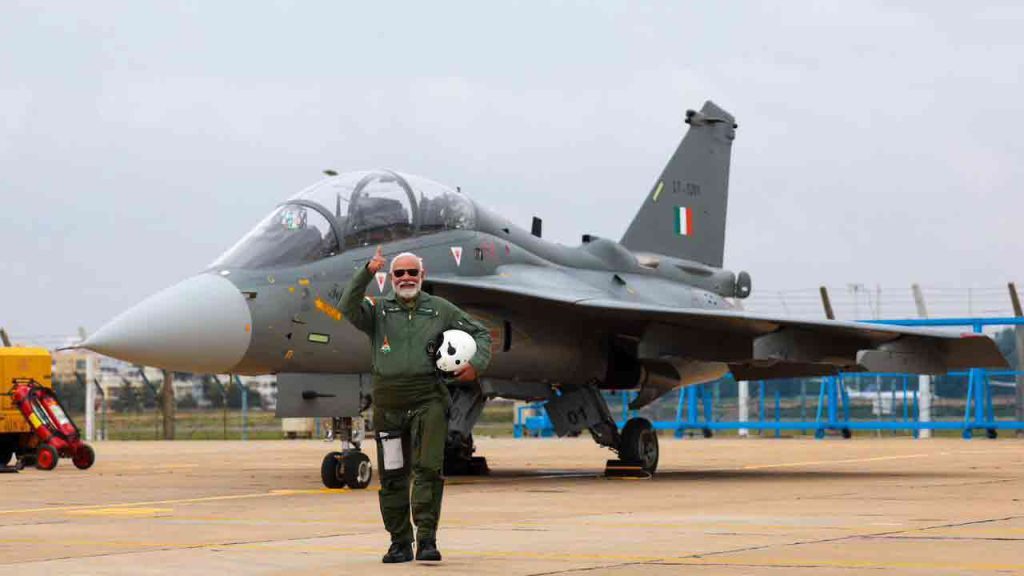 ‘Incredibly enriching’: PM takes sortie on the Tejas aircraft