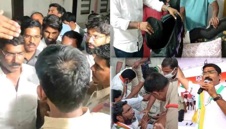 IT Raids at Alampur Congress Candidate Sampath Kumar's residence