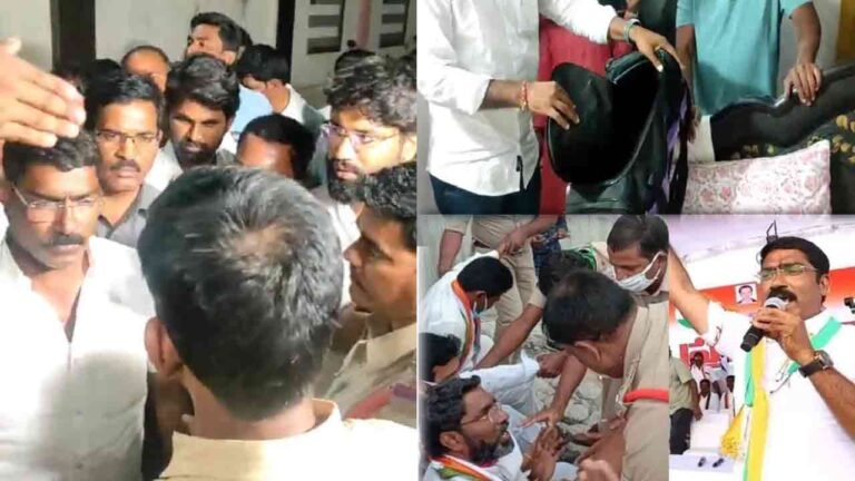 IT Raids at Alampur Congress Candidate Sampath Kumar's residence