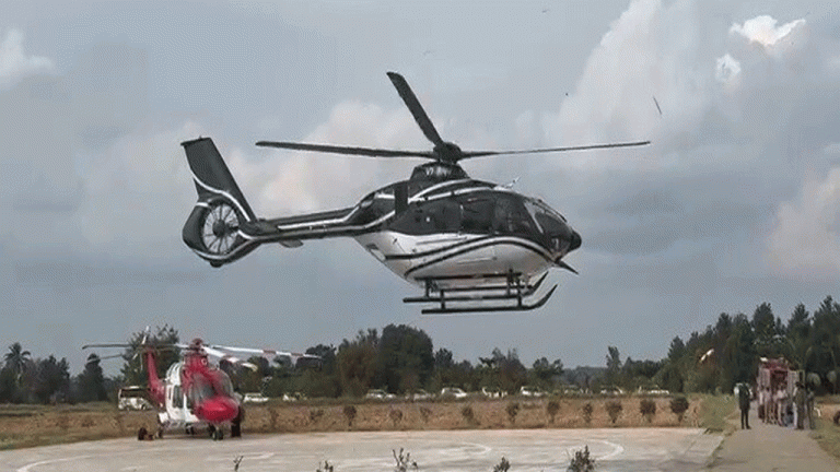 Technical Fault Found In The Helicopter Of CM KCR