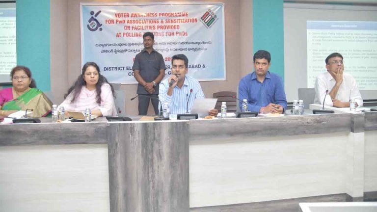 Hyderabad DEO Prioritizes Accessibility for Disabled Voters