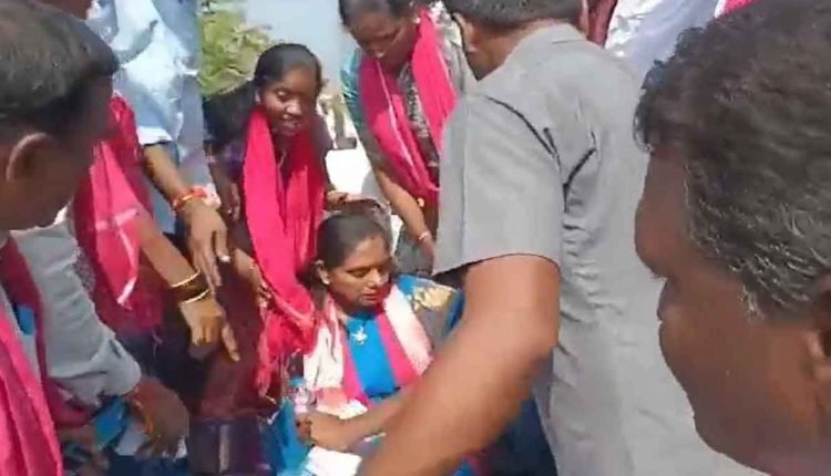 MLC Kavitha Fell Ill Due To Dehydration in Jagtial