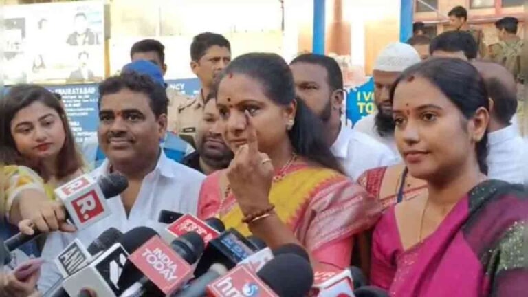 Complaint Against MLC Kavitha For Appealing To Vote BRS