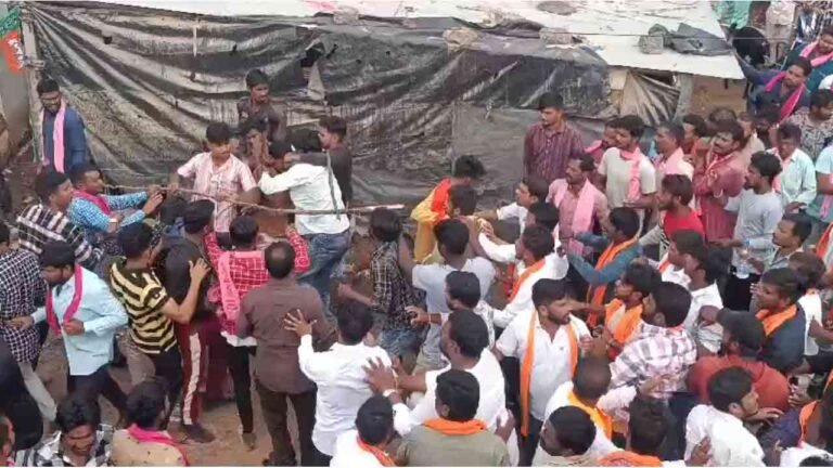 BRS-MIM Activists Attack BJP Candidate In Nirmal