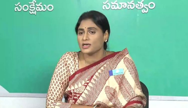 Sharmila Demands CBI Enquiry Against KCR And Megha Krishna Reddy On The Collapse Of The Kaleshwaram Project