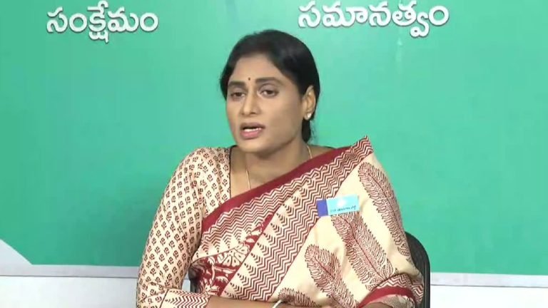 Sharmila Demands CBI Enquiry Against KCR And Megha Krishna Reddy On The Collapse Of The Kaleshwaram Project
