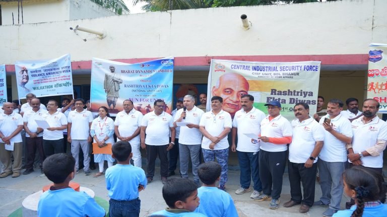 BDL Organizes 'Walkathon' To Spread Vigilance Awareness