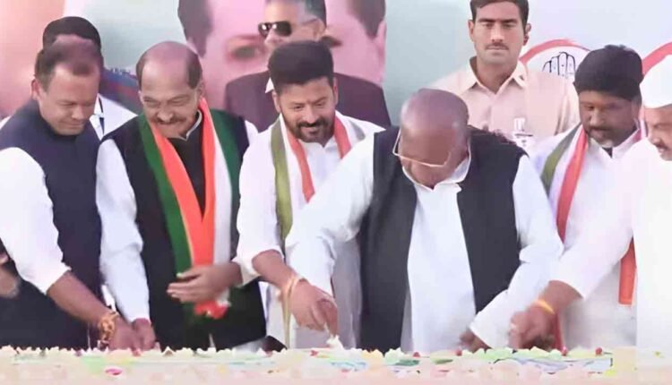Sonia Gandhi Birthday Celebrations: CM Revanth Cut 78 Kgs Cake