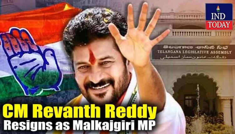 Revanth Reddy resigns as the Malkajgiri MP