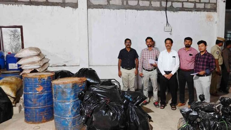 Illicit Drugs Manufacturing Gang Busted In Khammam